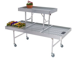 Nadstawki  dla  roślin doniczkowych 0,65 x 1,1 m  na stoły 1,0 m x 2,0 m             
