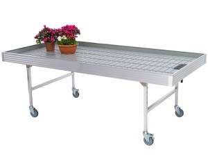 Mobilny stół zalewowy  "Floks " 1,0mx2,0m o regulowanej wysokość  60cm/80cm