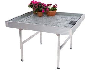 Stacjonarny stół zalewowy  "Floks " 1,0mx1,1m o regulowanej wysokość  60cm/80cm