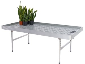 Stacjonarny stół zalewowy  "Floks " 1,0mx2,0m o regulowanej wysokość  60cm/80cm
