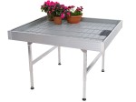 Stacjonarny stół zalewowy  "Floks " 1,0mx1,1m o regulowanej wysokość  60cm/80cm